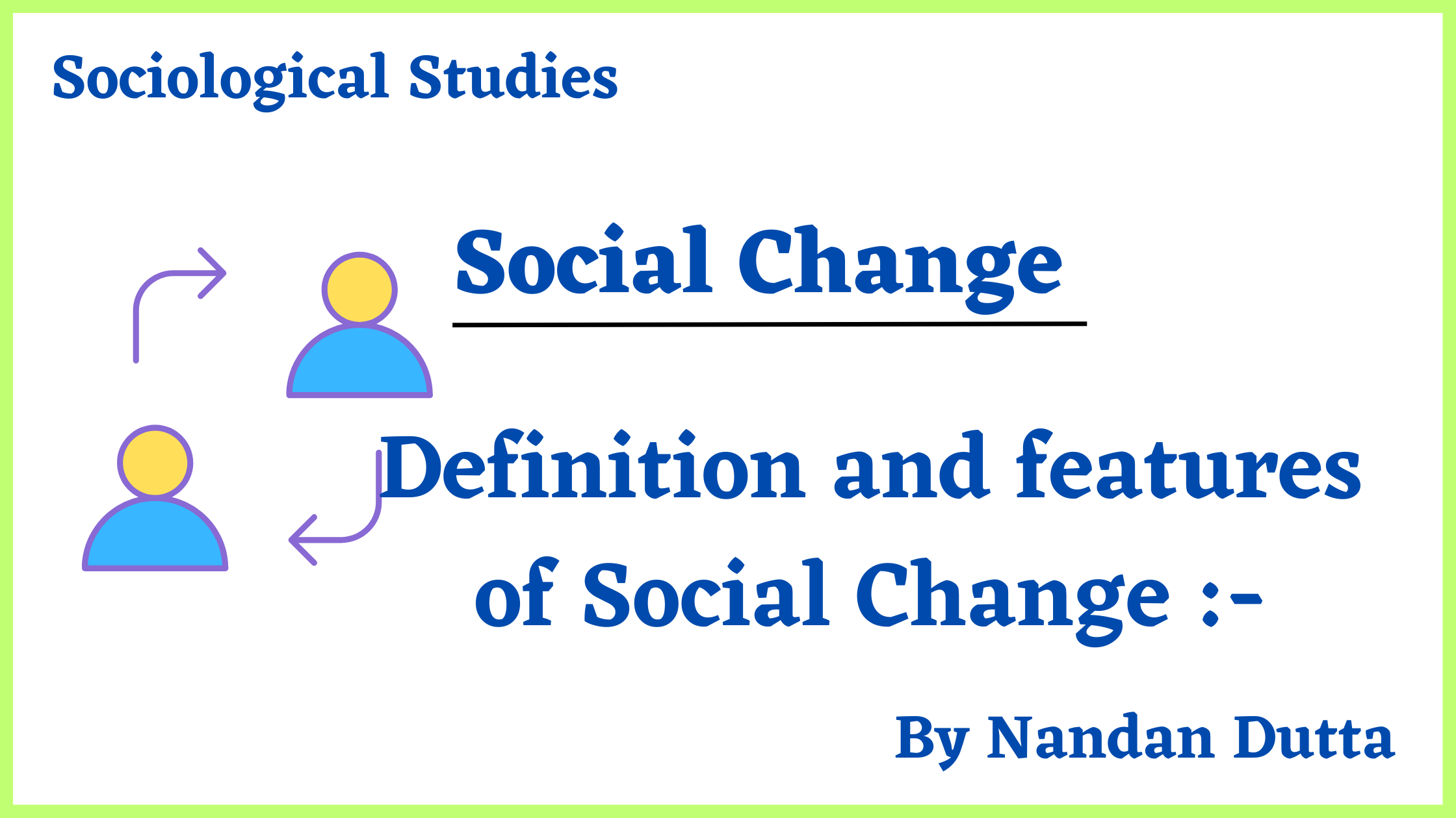 case study about social change